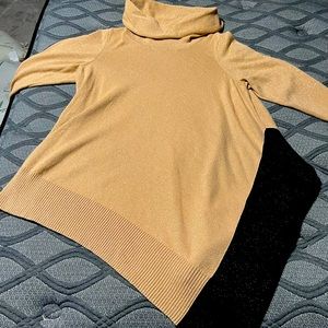 Alfani cowl neck asymmetrical sweater